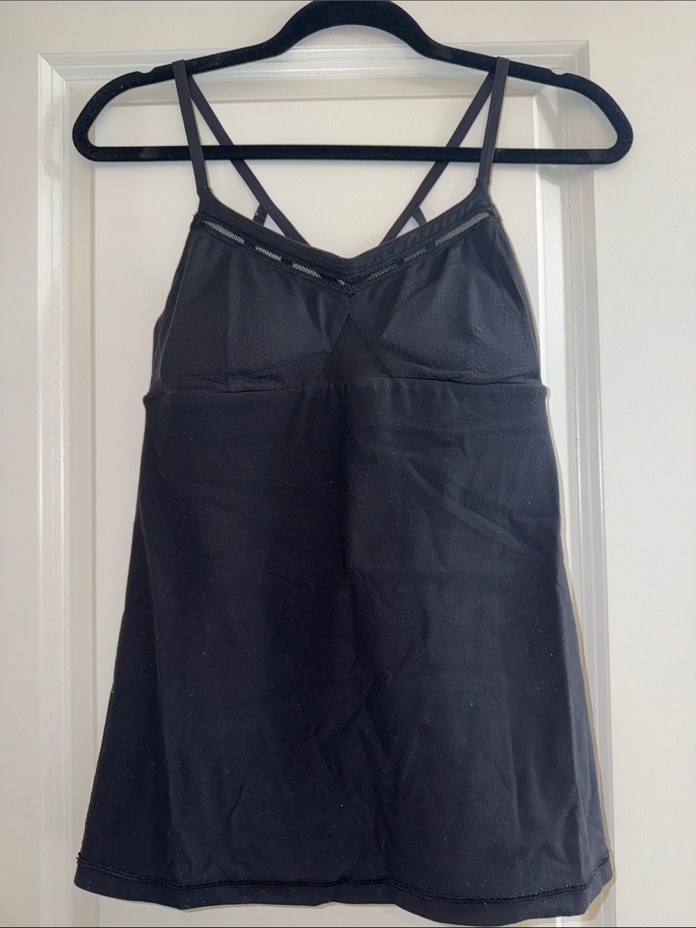 lululemon athletica Black Strappy Chemise